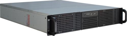 INTER-TECH 2U-20255 Rack Black,  (88887105)