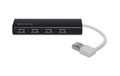 BELKIN Ultra-Slim Travel - Hubb - 4 x USB 2.0 - skrivbordsmodell