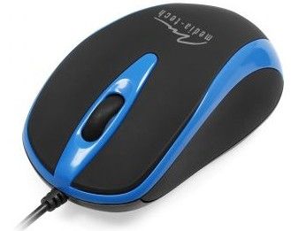 MEDIA TECH PLANO - Optical mouse 800 cpi, 3 buttons + scrolling wheel, USB interface (MT1091B)