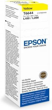 EPSON Ink Epson T6644 Yellow bottle| L100/L200 (C13T66444A)