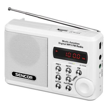 SENCOR SRD 215 W Privat radio Hvid  (SRD 215 W)