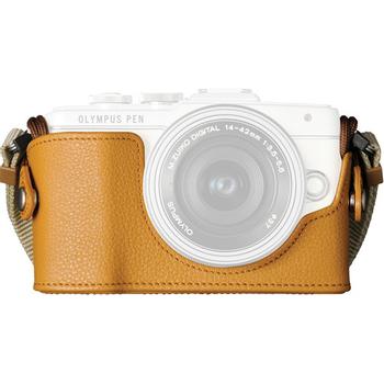 OLYMPUS CS-45B LBR Leather Body Jacket (V601066MW000)