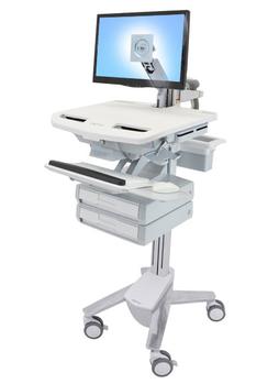 ERGOTRON styleview cart LCD 2 drawers (SV43-1220-0 $DEL)