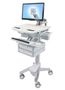 ERGOTRON n StyleView - Cart - open architecture - for LCD display / PC equipment - medical - plastic, aluminium, zinc-plated steel - grey, white, polished aluminium - screen size: up to 24"