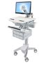 ERGOTRON n StyleView - Cart - open architecture - for LCD display / PC equipment - medical - aluminium, zinc-plated steel, high-grade plastic - grey, white, polished aluminium - screen size: up to 24"