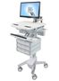 ERGOTRON n StyleView - Cart - open architecture - for LCD display / PC equipment - medical - aluminium, zinc-plated steel, high-grade plastic - grey, white, polished aluminium - screen size: up to 24"