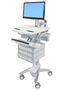 ERGOTRON styleview cart LCD pivot 9 drawers