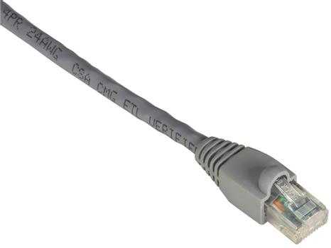 BLACK BOX GIGATRUE 550 CAT6 UTP CABLE SNAGLESS - GRAY, 0.6M (EVNSL640-0002)