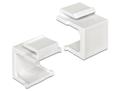 DELOCK Keystone cover white (4 pieces)