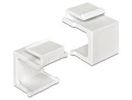 DELOCK Keystone cover white (4 pieces) (86314)