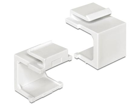 DELOCK Keystone cover white (4 pieces) (86314)