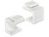 DELOCK Keystone cover white (4 pieces)