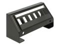 DELOCK Keystone panel, 6-portar, 45° vinkel på portarna, metall, svart (86268)