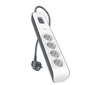 BELKIN SURGE, 4 OUTLETS, 525J, 2M (BSV400VF2M $DEL)