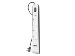 BELKIN SURGE, 4 OUTLETS, 525J, 2M, 2 USB-2.4A SHARED