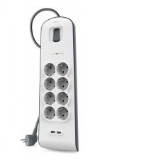 BELKIN SURGE PLUS EIGHT FOLD/ 2.4 A 2 UNIVERSAL USB CHARG PORT/ 2 M CABL (BSV804VF2M)