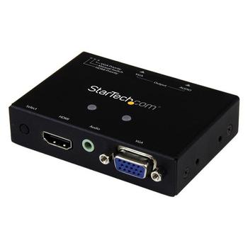 STARTECH 2x1 VGA + HDMI to VGA Converter Switch with Priority Switching - 1080p (VS221HD2VGA)