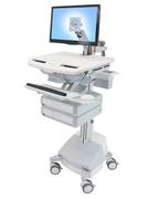 ERGOTRON styleview cart LDC arm 2 drawers SLA powered