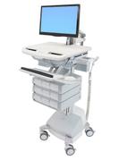 ERGOTRON styleview cart LDC arm 9 drawers SLA powered