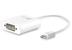 J5 CREATE Mini DisplayPort ha - DVI ho-kabel , 0,1m, vit