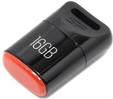 SILICON POWER memory USB Touch T06 16GB USB 2.0 Black (SP016GBUF2T06V1K)