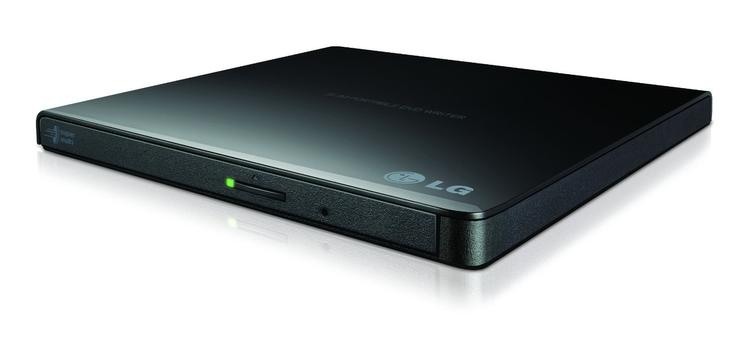 LG DVD+-R/ RW/ DL/ RAM RETAIL BLACK 8X/ 8X/ 24X/ 8X/ 6X/ 24X SLIM USB 2.0 IN EXT (GP57EB40)