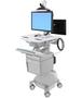 ERGOTRON STYLEVIEW TELEMEDICINE CART BACK-TO-BACK MONITOR SLA EU CRTS