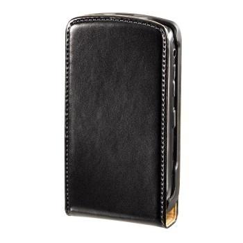 HAMA mobveske Sams Galaxy Ace flip-front svart lær (108615)