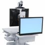 ERGOTRON StyleView Telemedicine Cart with back to back Monitor SLA powered EU (SV44-57T1-2)