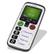 DORO PhoneEasy 580 3G, Black Enkel mobiltelefon for bedre sikkerhet