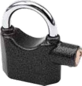 OLYMPIA Pad Lock with Siren S100 (5922)