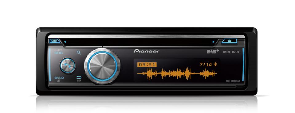 PIONEER - DEH-X8700DAB - Vogn - CD-mottaker - enhet i instrumentbordet - Enkelt-DIN