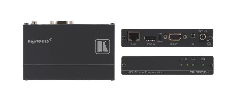 KRAMER TP-580TXR Sender for HDMI bidirekcional RS-232 and IR via HDBaseT Twisted Pair (50-80021190)