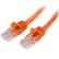 STARTECH 1M CAT 5E ORANGE SNAGLESS ETHERNET RJ45 CABLE MALE TO MALE CABL