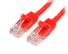 STARTECH 3M CAT 5E RED SNAGLESS ETHERNET RJ45 CABLE MALE TO MALE CABL