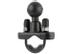 RAM MOUNT UNPKD RAM RAIL BASE W/BALL & ZINC U-BOLT