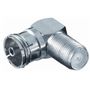 GOOBAY 12237 Angle adapter: F female > Coaxial female 90° - zinc
