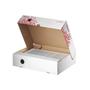 ESSELTE Speedbox Arkivæske Hvid/Rød A4/Folio 350x250x80mm