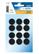 HERMA Hook + loop black ø19 (6)