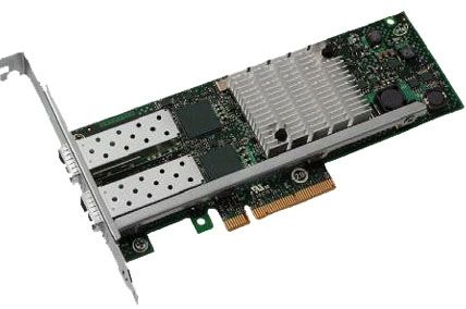 DELL Intel X520 DP - Nätverksadapter - PCIe - 10 GigE - för PowerEdge R220, R430, R530, R630, R730, R820, R920, T420, T430, T630, VRTX M520, VRTX M620 (540-BBDR)