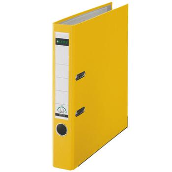 LEITZ Lever Arch File A4 PP 180 50mm Yellow PK10 - 10151015 (10151015)