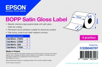 EPSON BOPP SATIN GLOSS DIE-CUT  (C33S045707)