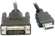 ALCADON HDMI kabel A han - DVI-D han, 3 meter HDMI M - DVI M (18+1) (117578)