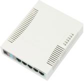 MikroTik RB260GS - switch - 6 porter - Styrt (CSS106-5G-1S)