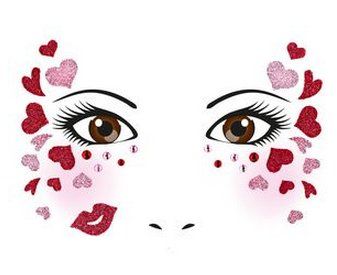 HERMA Face Art Decor Love (15309)