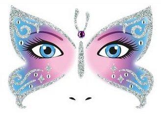 HERMA Face Art Decor Butterfly (15308*5)