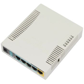 MIKROTIK RB951Ui-2HnD 5 x 10/ 100Mbps LAN, 2.4 GHz 2x2chain int. ant. (RB951Ui-2HnD)