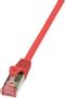 LOGILINK - Patchcord Cat.6 S/FTP PIMF PrimeLine 0,5m red