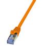 LOGILINK -Patch Cable Cat.6 S/FTP PIMF PrimeLine orange 0,25m