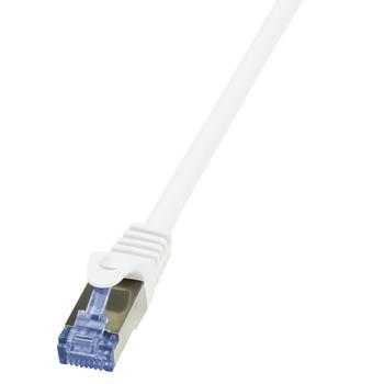 LOGILINK CAT6A S/FTP Patchkabel   AWG26 PIMF  weiß 30m (CQ3121S)